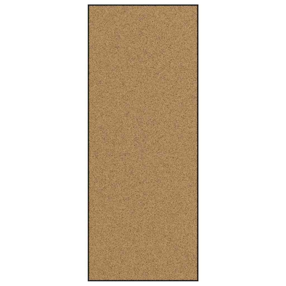 vidaXL Χαλάκι Εξώπορτας Άλλο Κρέμα και Μαύρο 120 x 300 cm