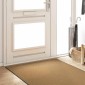 vidaXL Χαλάκι Εξώπορτας Άλλο Κρέμα και Μαύρο 120 x 300 cm
