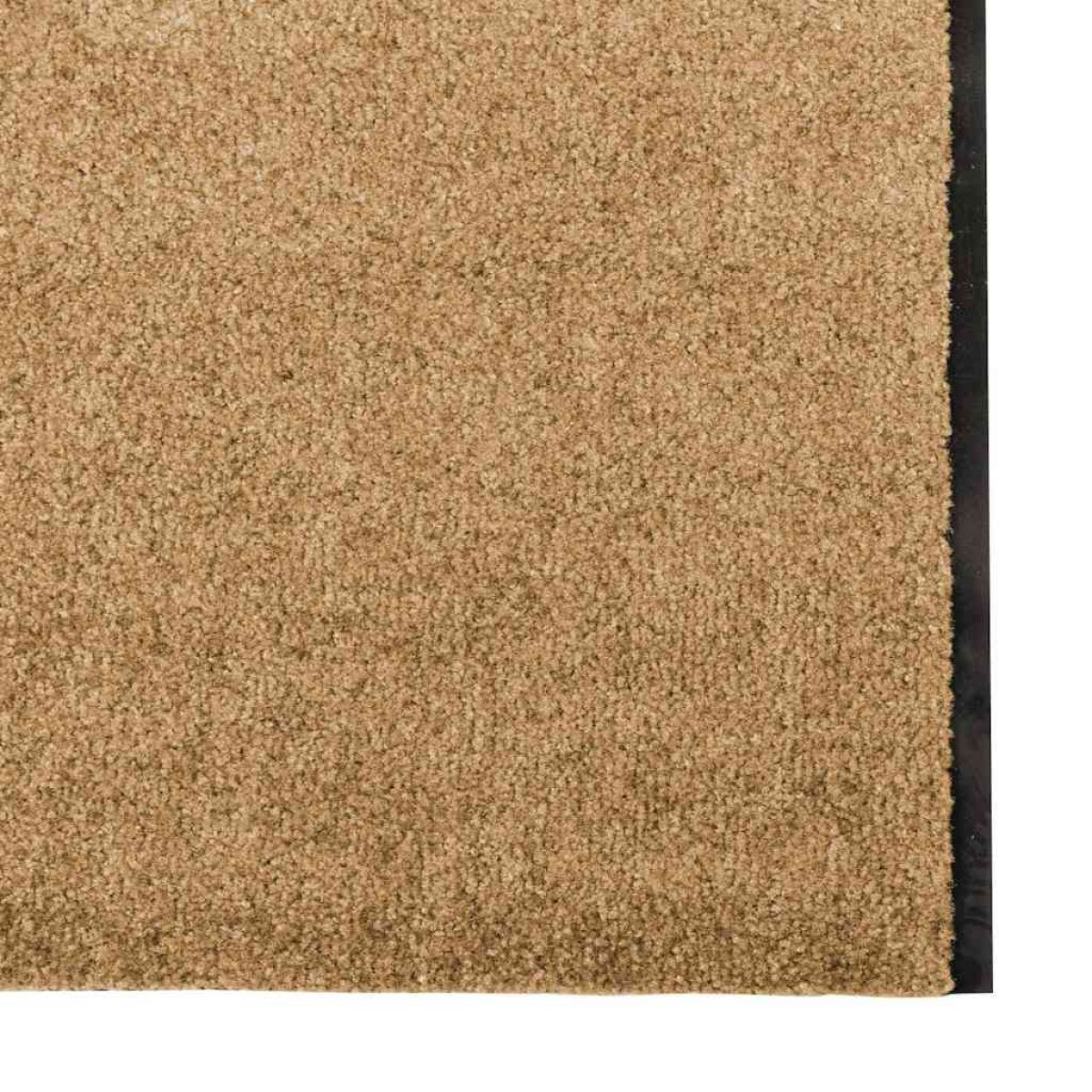 vidaXL Χαλάκι Εξώπορτας Άλλο Κρέμα και Μαύρο 120 x 400 cm