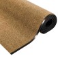 vidaXL Χαλάκι Εξώπορτας Άλλο Κρέμα και Μαύρο 120 x 400 cm