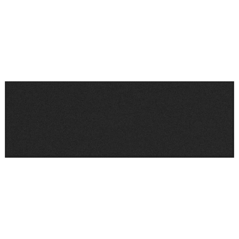 vidaXL Χαλάκι Εξώπορτας Μαύρο 60 x 180 cm 100% Πολυαμίδιο
