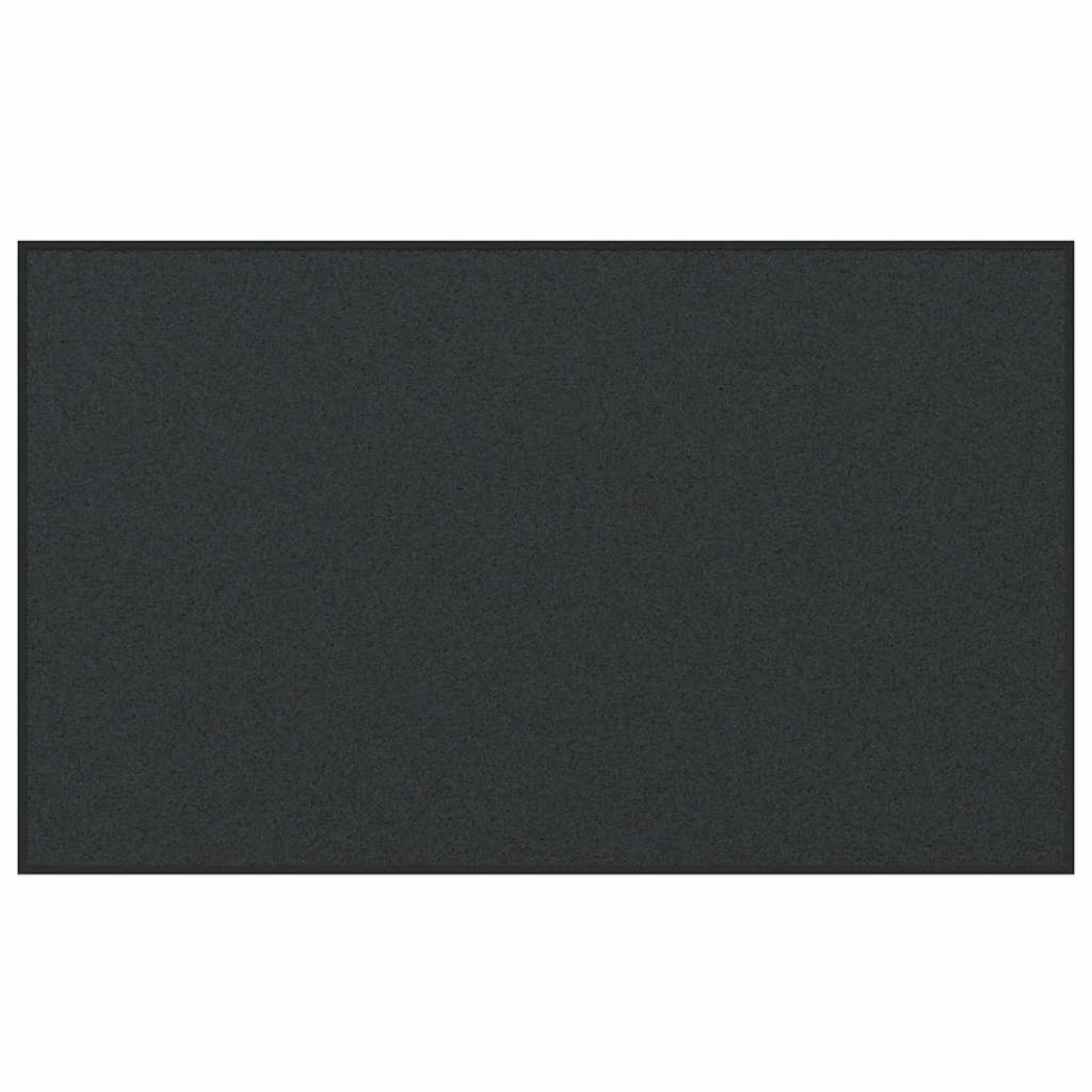 vidaXL Χαλάκι Εξώπορτας Μαύρο 90 x 150 cm 100% Πολυαμίδιο