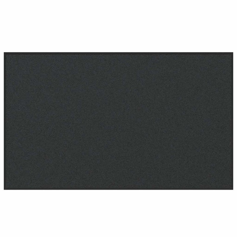 vidaXL Χαλάκι Εξώπορτας Μαύρο 90 x 150 cm 100% Πολυαμίδιο