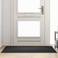 vidaXL Χαλάκι Εξώπορτας Μαύρο 90 x 150 cm 100% Πολυαμίδιο