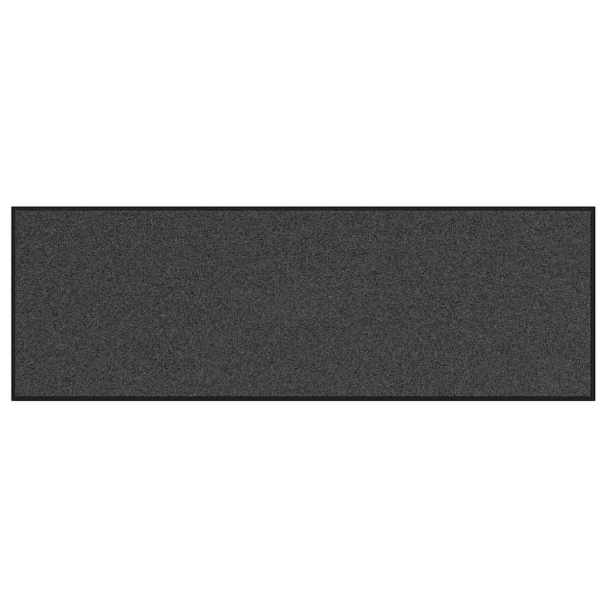 vidaXL Χαλάκι Εξώπορτας Ανθρακί και Μαύρο 60 x 180 cm 100% Πολυαμίδιο