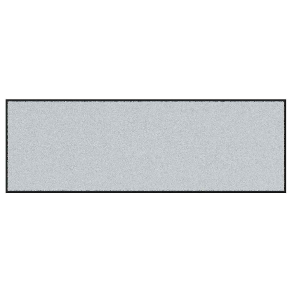 vidaXL Χαλάκι Εξώπορτας Γκρι και Μαύρο 60 x 180 cm 100% Πολυαμίδιο