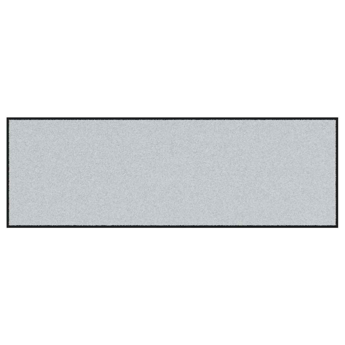 vidaXL Χαλάκι Εξώπορτας Γκρι και Μαύρο 60 x 180 cm 100% Πολυαμίδιο