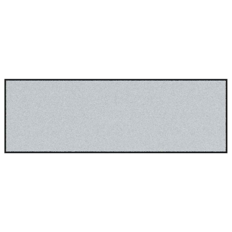 vidaXL Χαλάκι Εξώπορτας Γκρι και Μαύρο 60 x 180 cm 100% Πολυαμίδιο