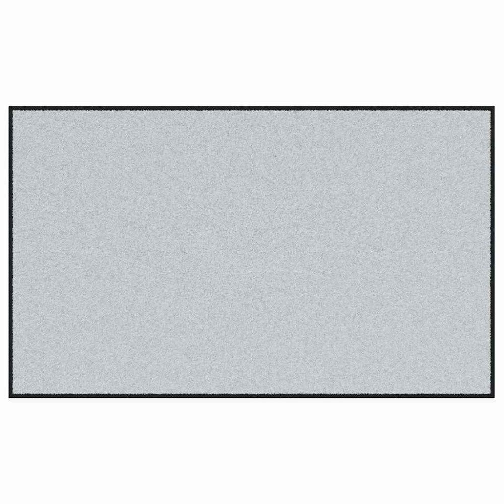 vidaXL Χαλάκι Εξώπορτας Γκρι και Μαύρο 90 x 150 cm 100% Πολυαμίδιο