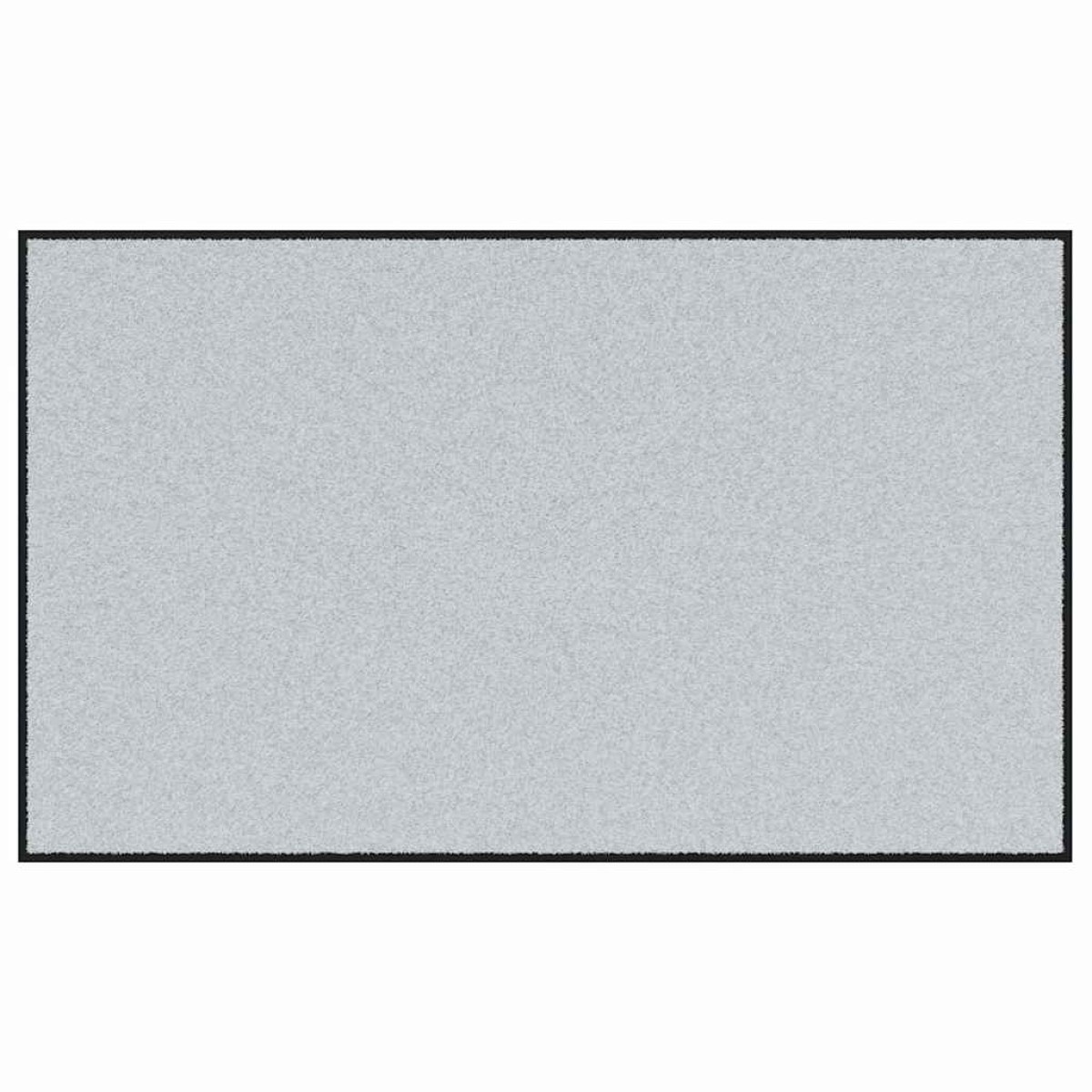 vidaXL Χαλάκι Εξώπορτας Γκρι και Μαύρο 90 x 150 cm 100% Πολυαμίδιο