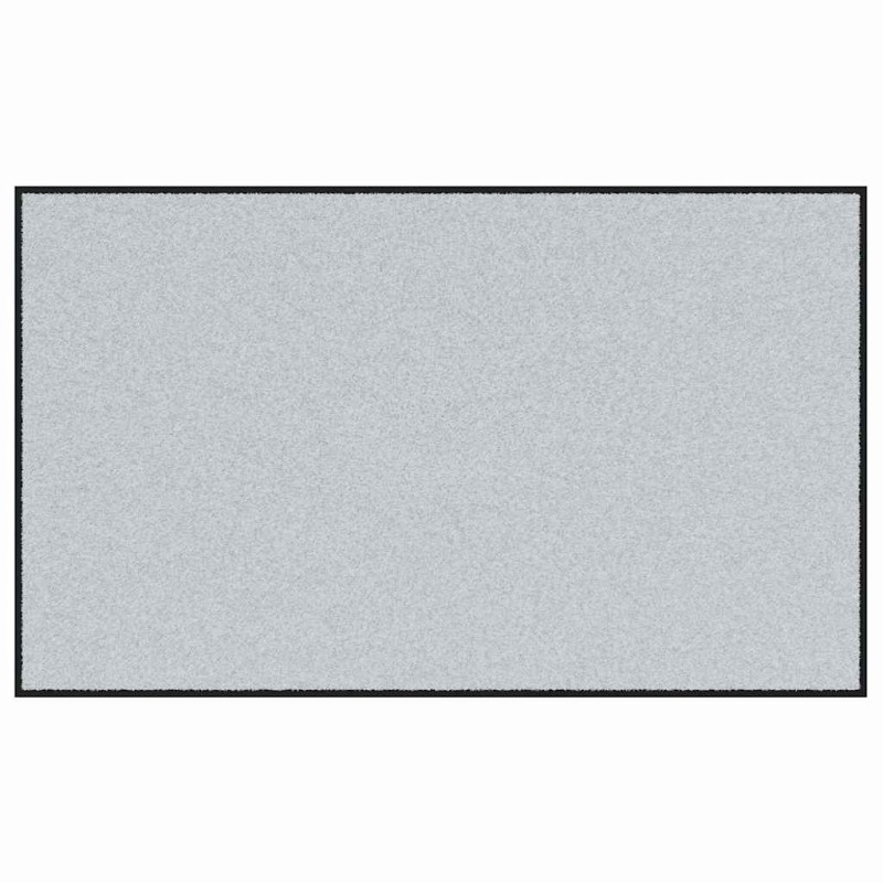 vidaXL Χαλάκι Εξώπορτας Γκρι και Μαύρο 90 x 150 cm 100% Πολυαμίδιο