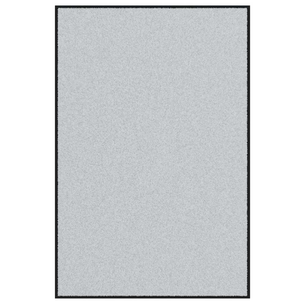 vidaXL Χαλάκι Εξώπορτας Γκρι και Μαύρο 120 x 180 cm 100% Πολυαμίδιο