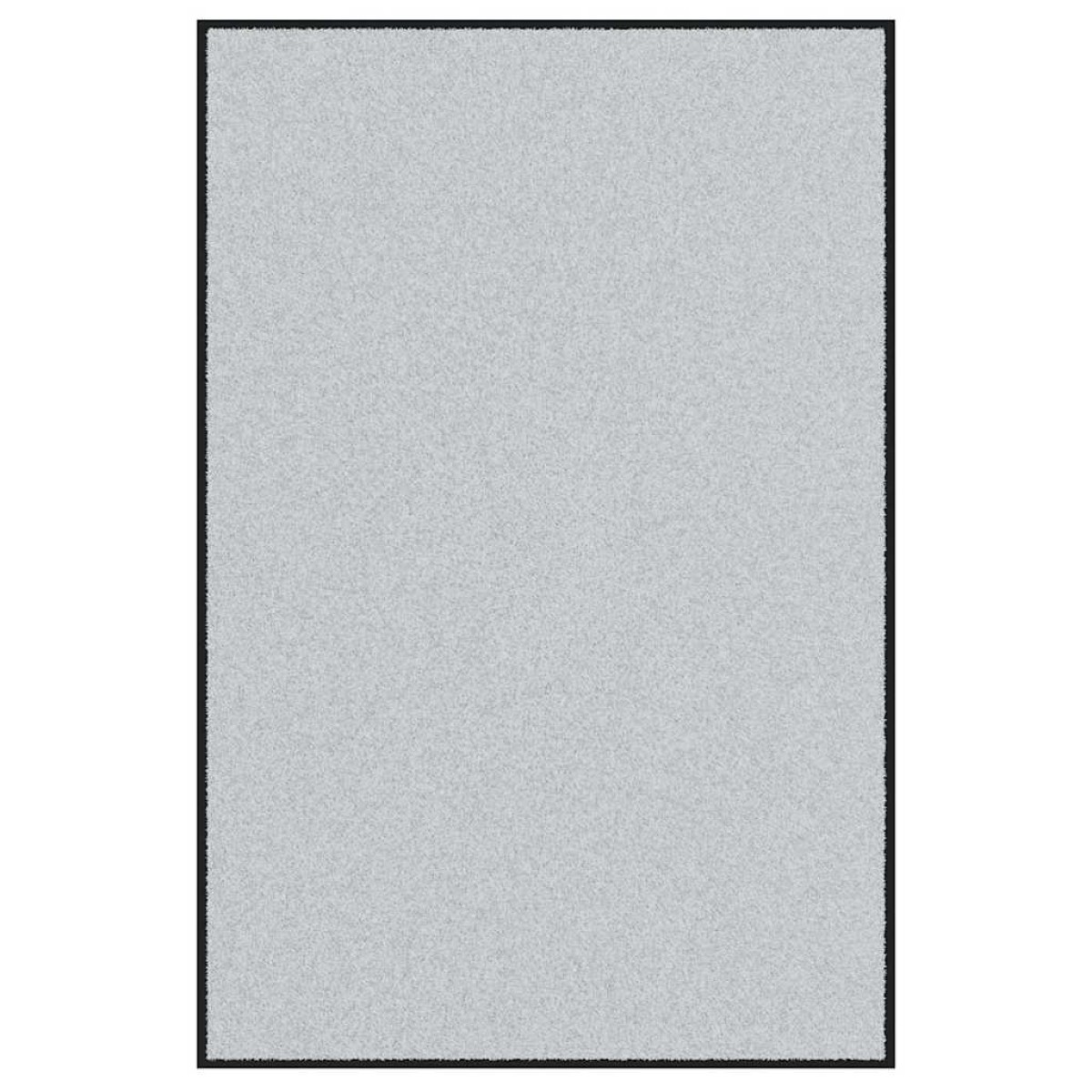 vidaXL Χαλάκι Εξώπορτας Γκρι και Μαύρο 120 x 180 cm 100% Πολυαμίδιο