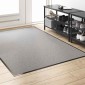 vidaXL Χαλάκι Εξώπορτας Γκρι και Μαύρο 120 x 180 cm 100% Πολυαμίδιο