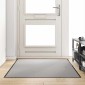 vidaXL Χαλάκι Εξώπορτας Γκρι και Μαύρο 120 x 180 cm 100% Πολυαμίδιο