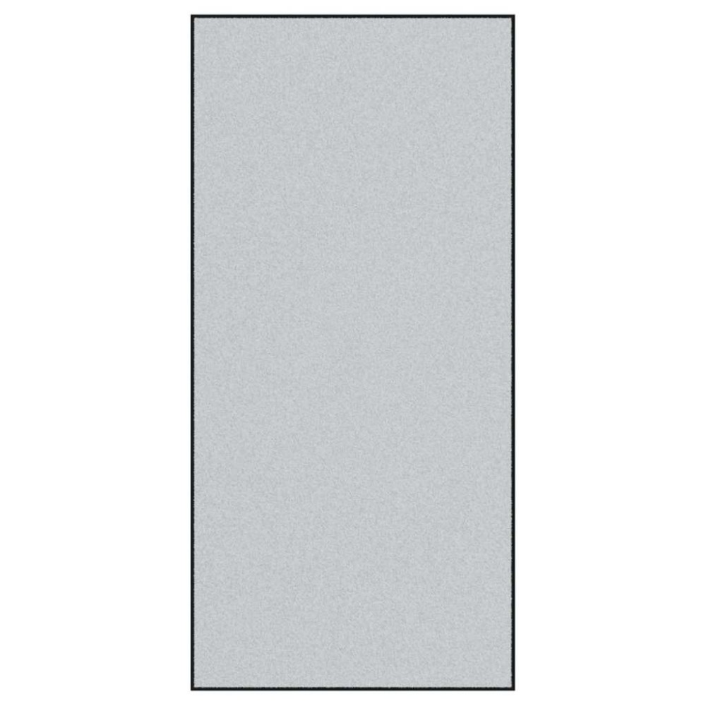 vidaXL Χαλάκι Εξώπορτας Γκρι και Μαύρο 120 x 250 cm 100% Πολυαμίδιο
