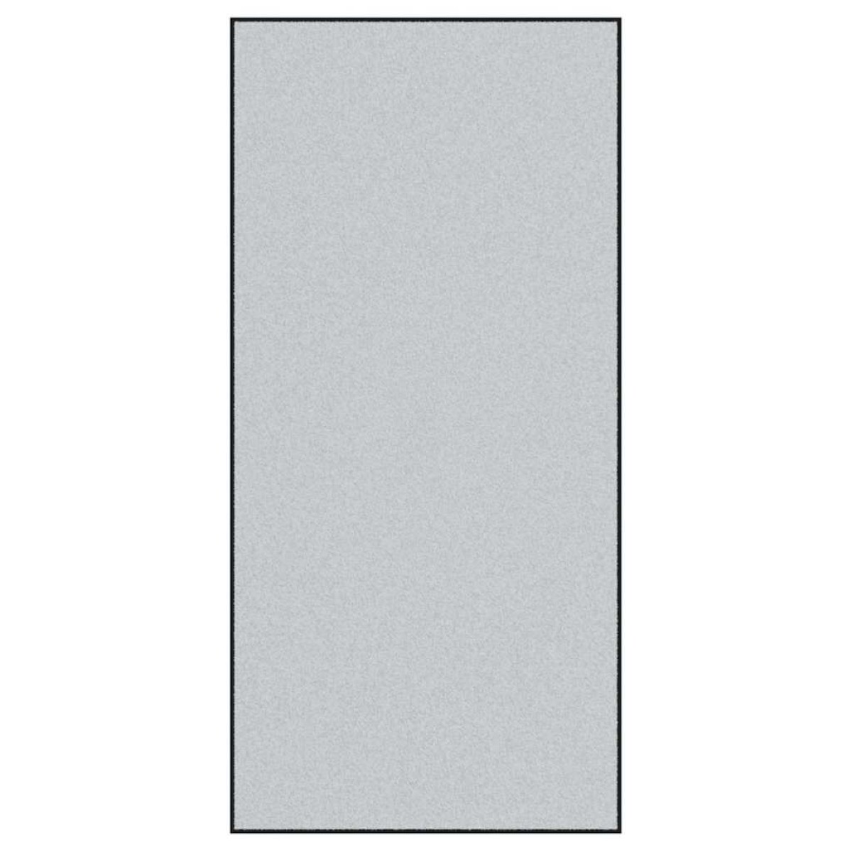 vidaXL Χαλάκι Εξώπορτας Γκρι και Μαύρο 120 x 250 cm 100% Πολυαμίδιο