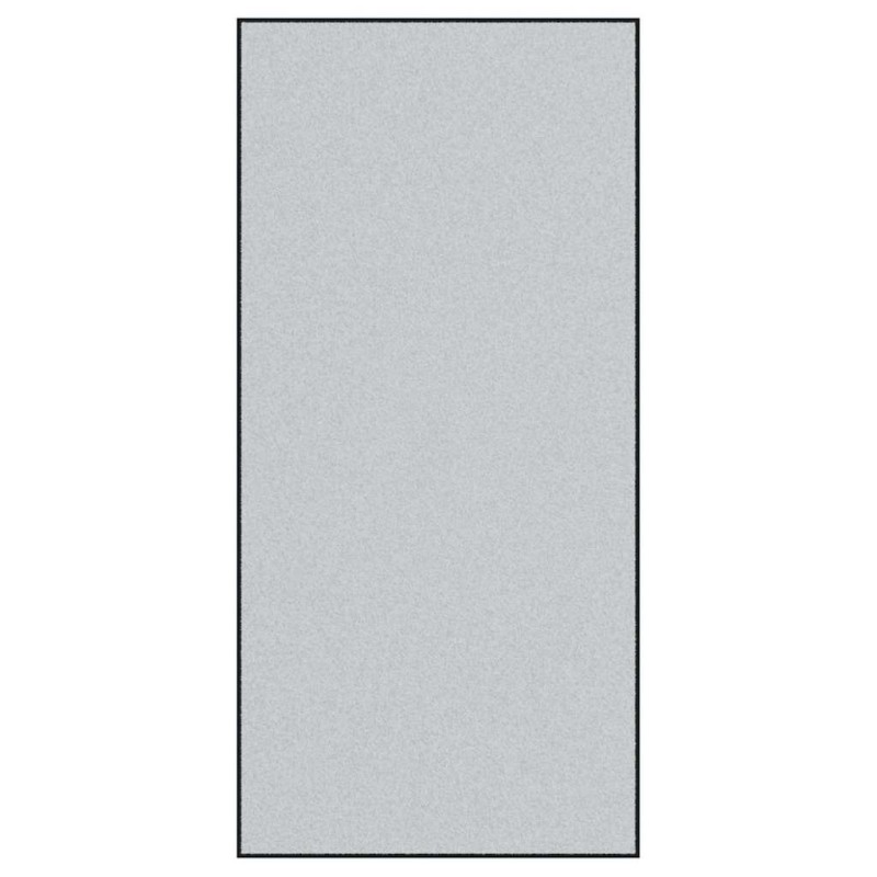 vidaXL Χαλάκι Εξώπορτας Γκρι και Μαύρο 120 x 250 cm 100% Πολυαμίδιο