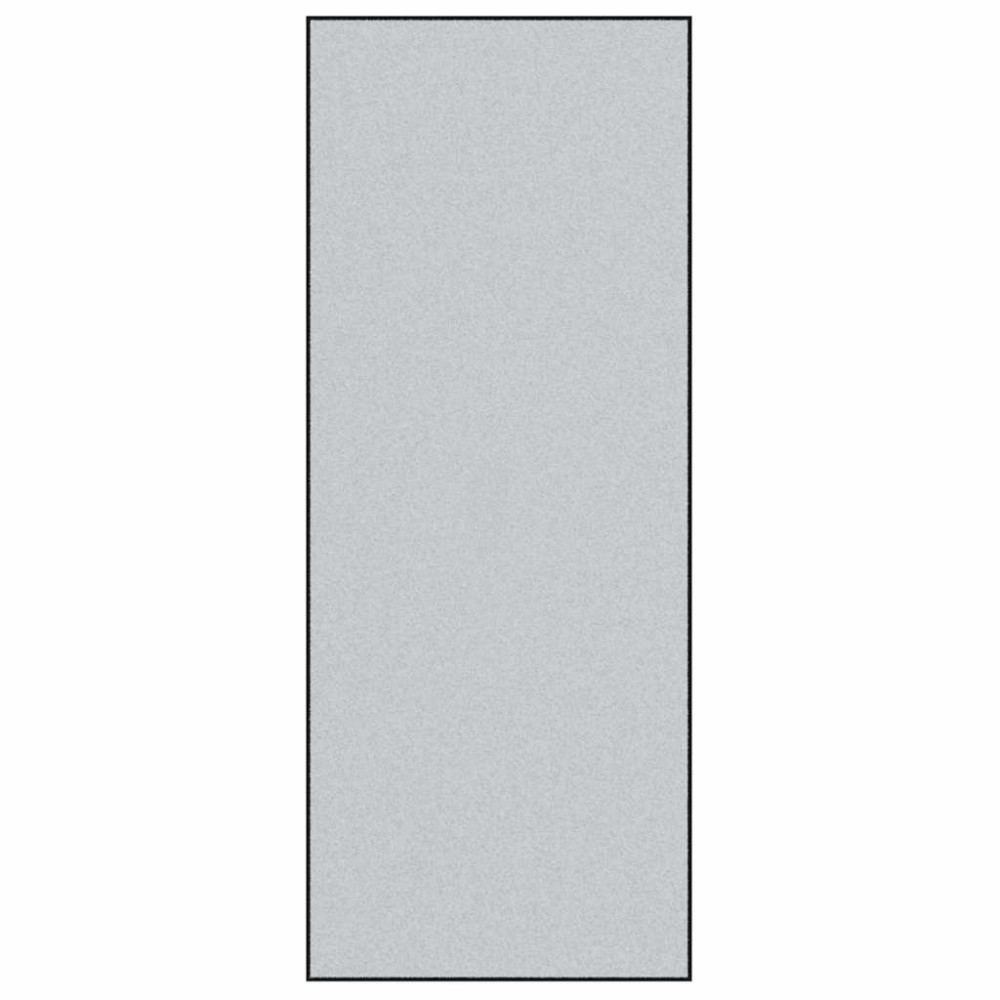 vidaXL Χαλάκι Εξώπορτας Γκρι και Μαύρο 120 x 300 cm 100% Πολυαμίδιο