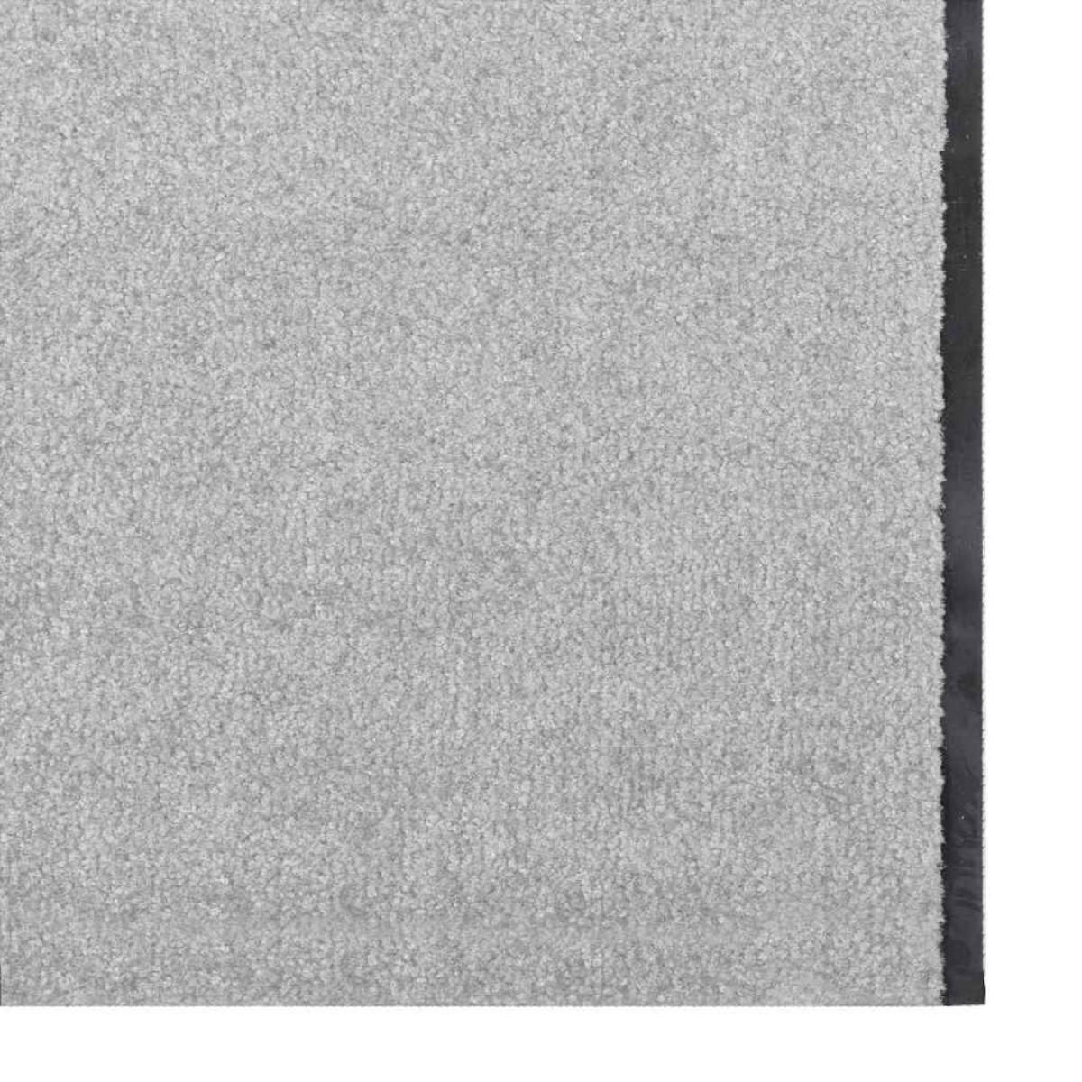 vidaXL Χαλάκι Εξώπορτας Γκρι και Μαύρο 120 x 350 εκ 100% Πολυαμίδιο