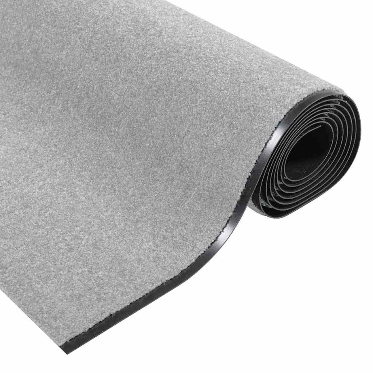 vidaXL Χαλάκι Εξώπορτας Γκρι και Μαύρο 120 x 400 cm 100% Πολυαμίδιο