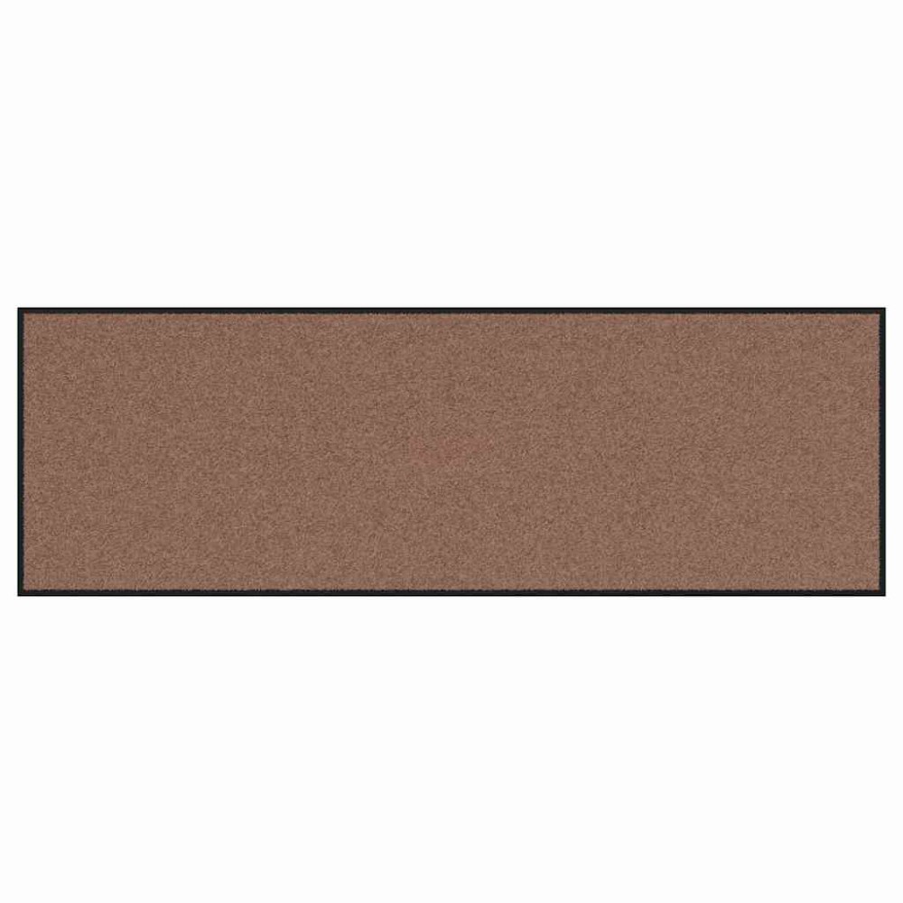 vidaXL Χαλάκι Εξώπορτας Καφέ και Μαύρο 60 x 180 cm 100% Πολυαμίδιο
