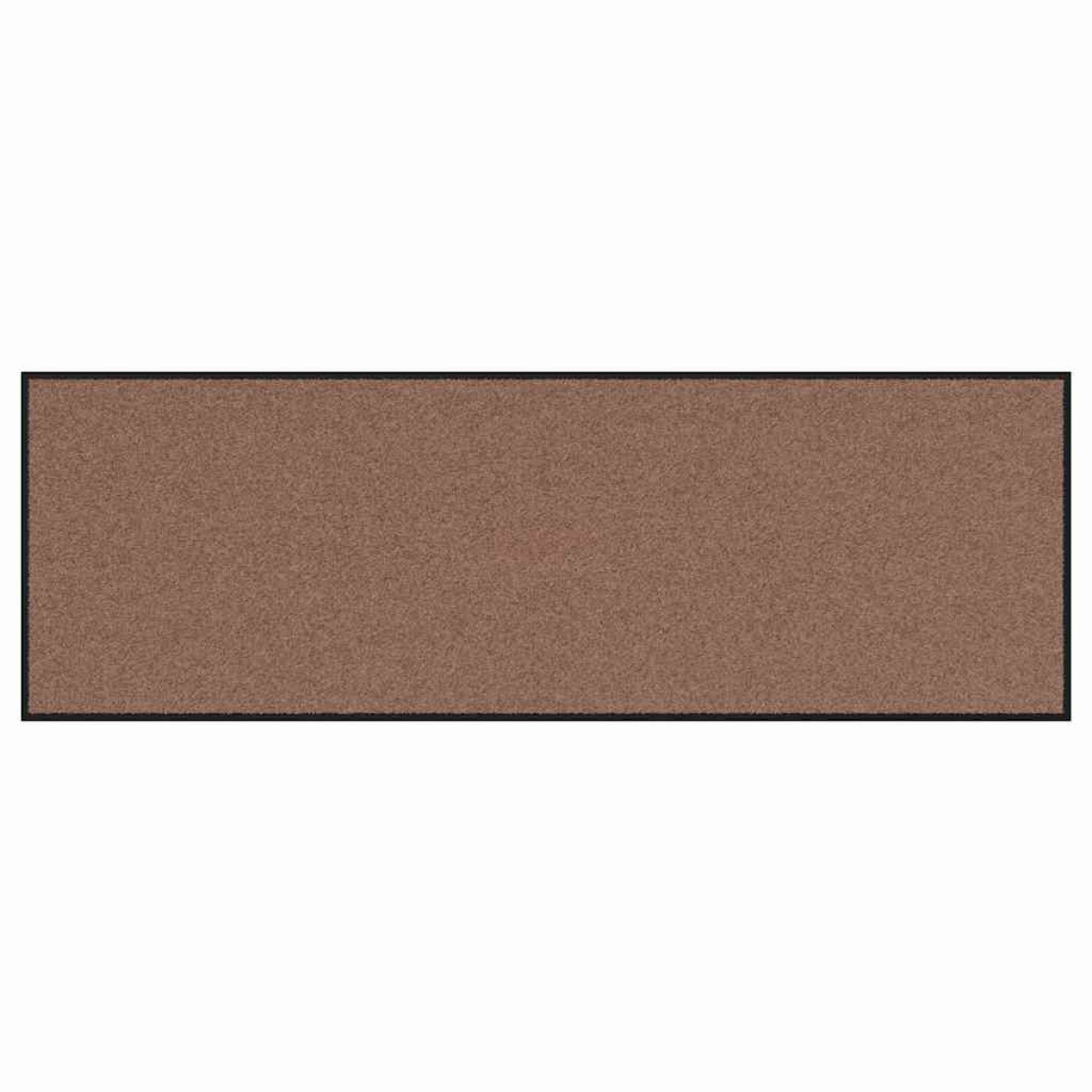 vidaXL Χαλάκι Εξώπορτας Καφέ και Μαύρο 60 x 180 cm 100% Πολυαμίδιο