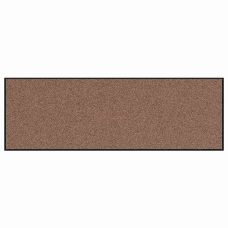 vidaXL Χαλάκι Εξώπορτας Καφέ και Μαύρο 60 x 180 cm 100% Πολυαμίδιο