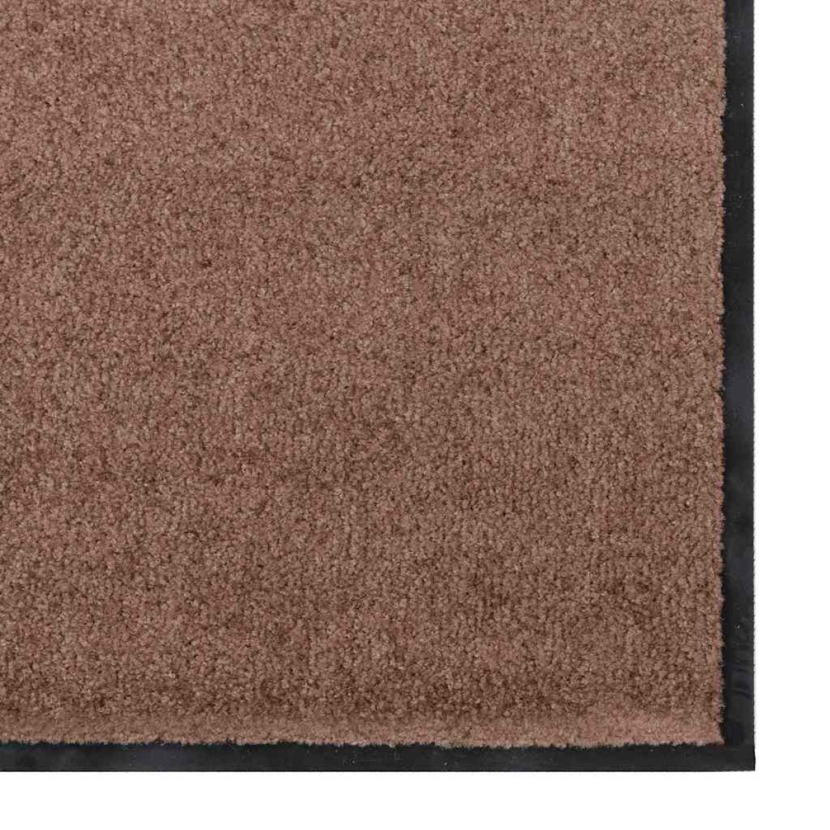 vidaXL Χαλάκι Εξώπορτας Καφέ και Μαύρο 60 x 180 cm 100% Πολυαμίδιο
