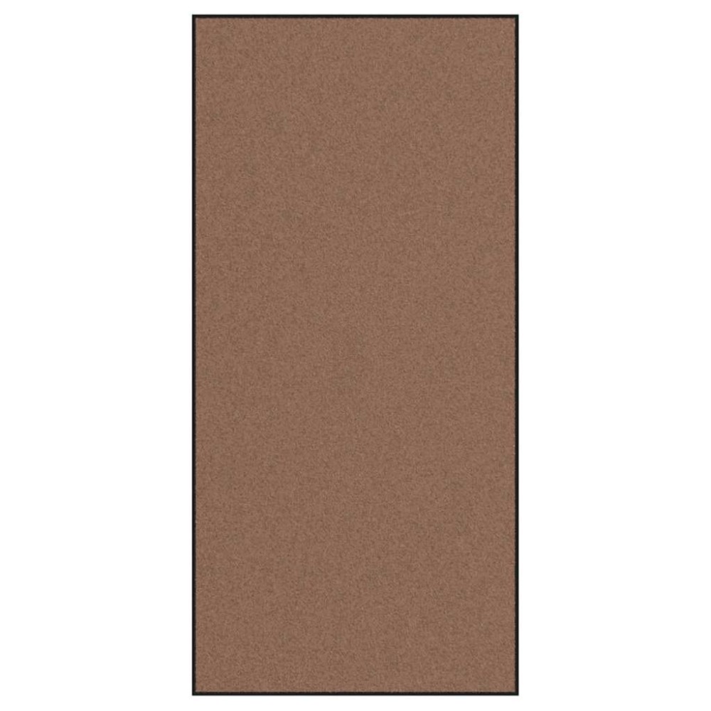 vidaXL Χαλάκι Εξώπορτας Καφέ και Μαύρο 120 x 250 cm 100% Πολυαμίδιο