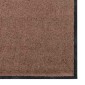 vidaXL Χαλάκι Εξώπορτας Καφέ και Μαύρο 120 x 300 cm 100% Πολυαμίδιο