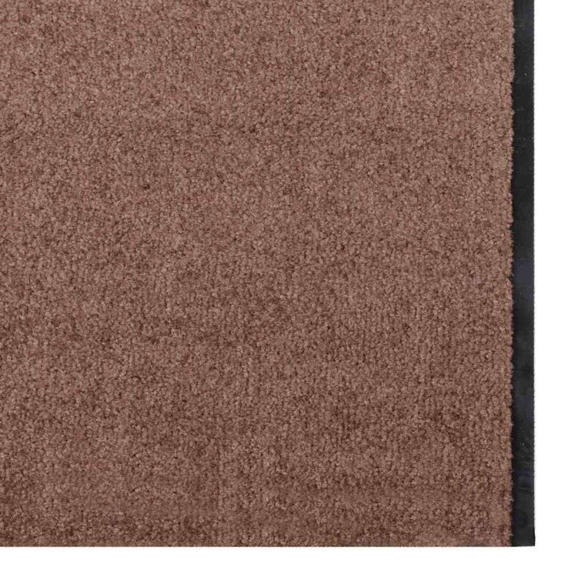 vidaXL Χαλάκι Εξώπορτας Καφέ και Μαύρο 120 x 400 cm 100% Πολυαμίδιο