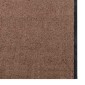 vidaXL Χαλάκι Εξώπορτας Καφέ και Μαύρο 120 x 400 cm 100% Πολυαμίδιο