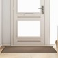 vidaXL Χαλάκι Εξώπορτας Μπεζ και Μαύρο 90 x 150 cm 100% Πολυαμίδιο