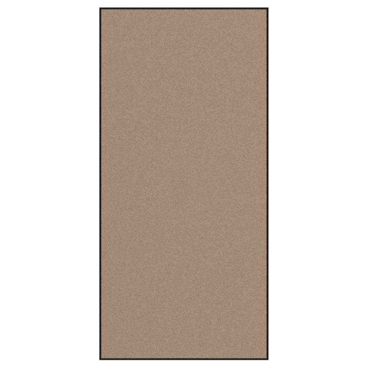 vidaXL Χαλάκι Εξώπορτας Μπεζ και Μαύρο 120 x 250 cm 100% Πολυαμίδιο