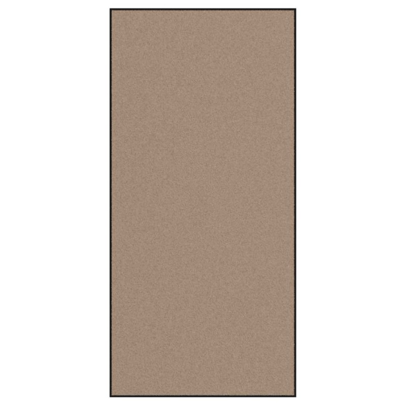 vidaXL Χαλάκι Εξώπορτας Μπεζ και Μαύρο 120 x 250 cm 100% Πολυαμίδιο