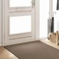vidaXL Χαλάκι Εξώπορτας Μπεζ και Μαύρο 120 x 250 cm 100% Πολυαμίδιο