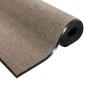 vidaXL Χαλάκι Εξώπορτας Μπεζ και Μαύρο 120 x 250 cm 100% Πολυαμίδιο
