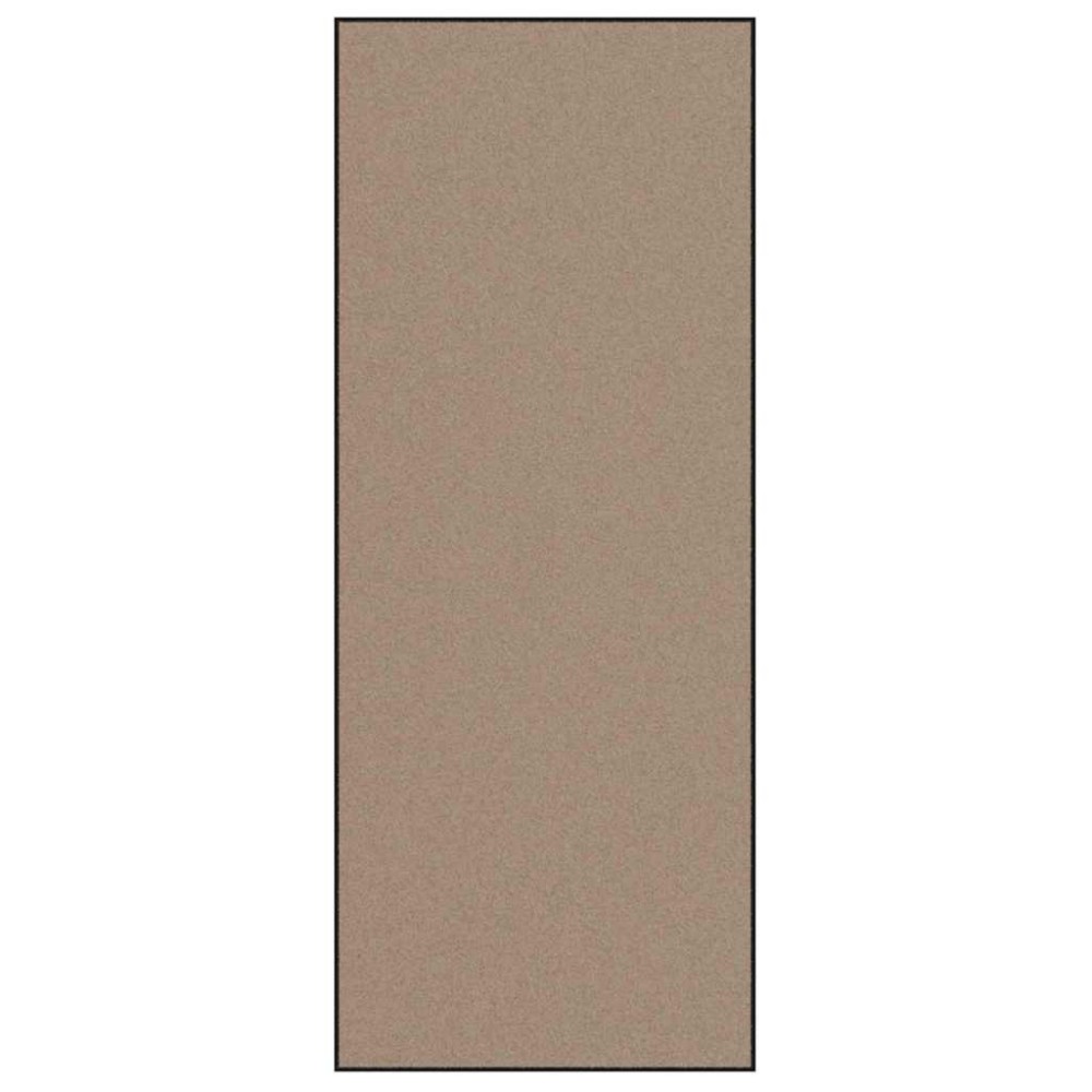 vidaXL Χαλάκι Εξώπορτας Μπεζ και Μαύρο 120 x 300 cm 100% Πολυαμίδιο