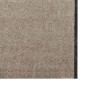 vidaXL Χαλάκι Εξώπορτας Μπεζ και Μαύρο 120 x 400 cm 100% Πολυαμίδιο
