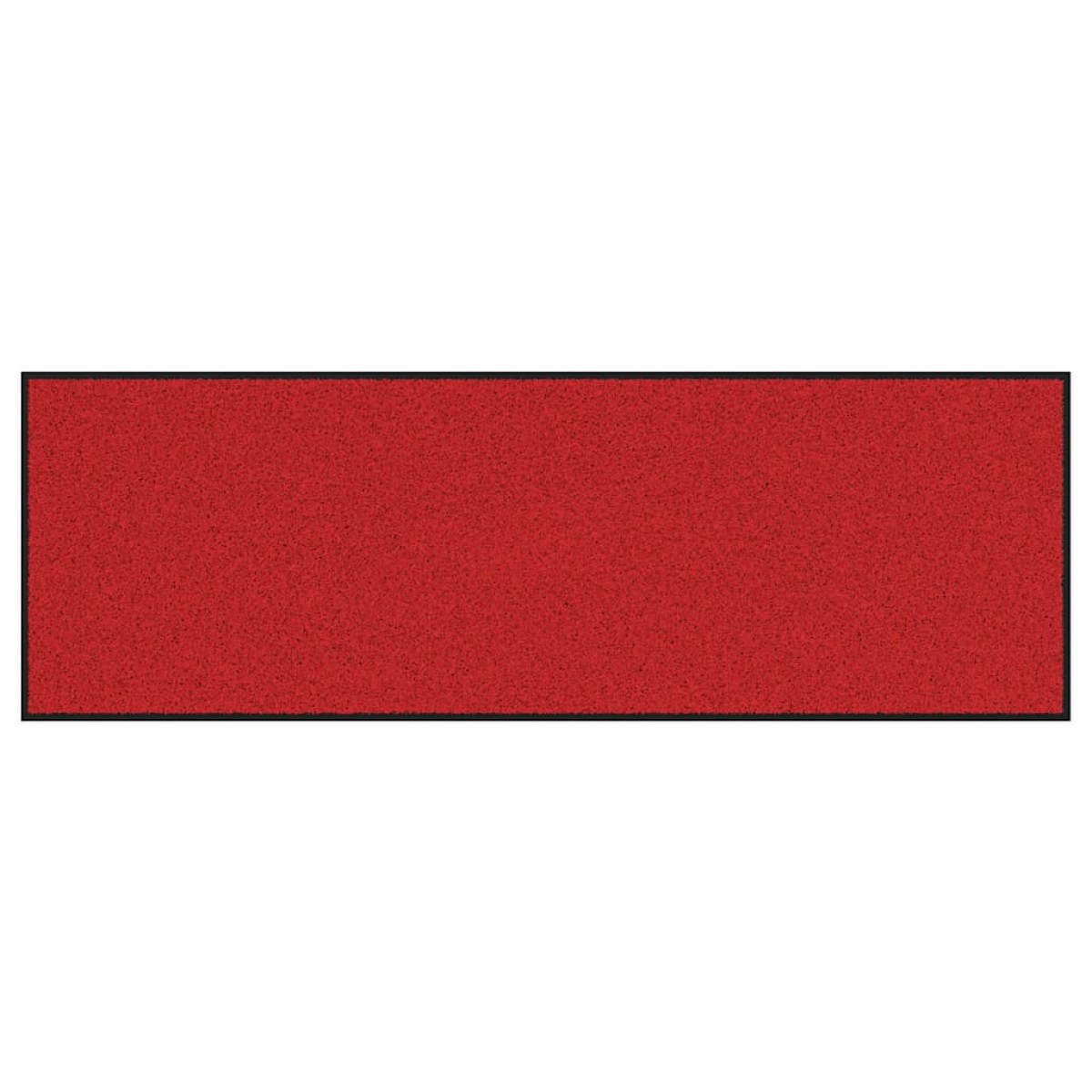 vidaXL Χαλάκι Εξώπορτας Κόκκινο και Μαύρο 60 x 180 cm 100% Πολυαμίδιο