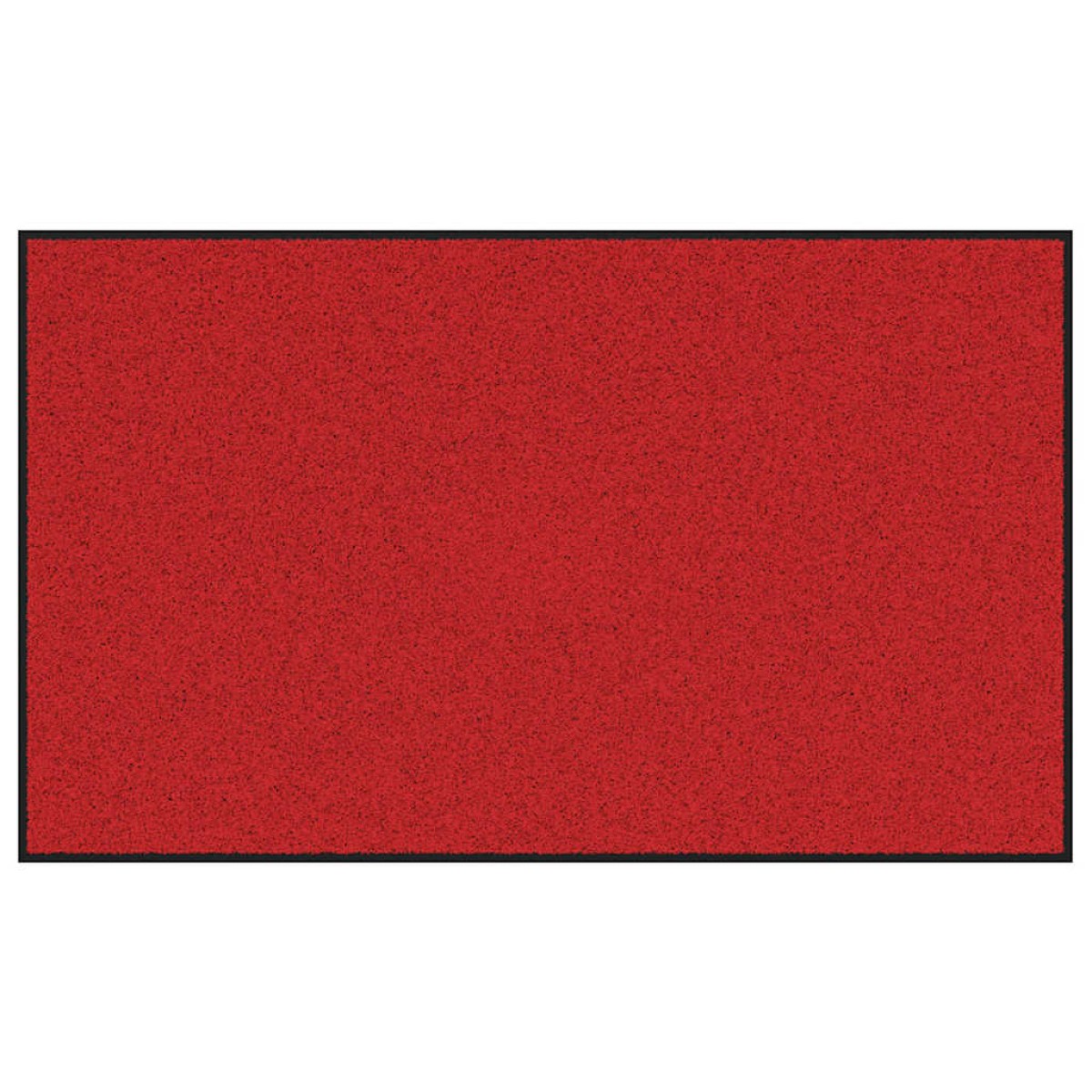 vidaXL Χαλάκι Εξώπορτας Κόκκινο και Μαύρο 90 x 150 cm 100% Πολυαμίδιο