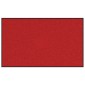 vidaXL Χαλάκι Εξώπορτας Κόκκινο και Μαύρο 90 x 150 cm 100% Πολυαμίδιο