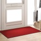 vidaXL Χαλάκι Εξώπορτας Κόκκινο και Μαύρο 90 x 150 cm 100% Πολυαμίδιο