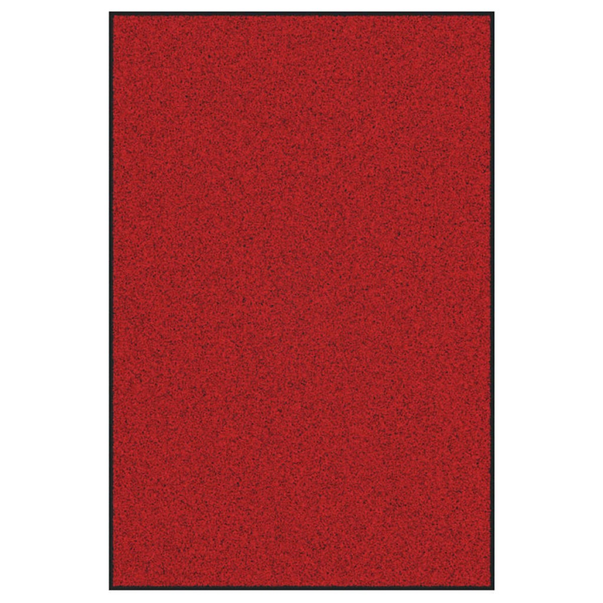 vidaXL Χαλάκι Εξώπορτας Κόκκινο και Μαύρο 120 x 180 cm 100% Πολυαμίδιο