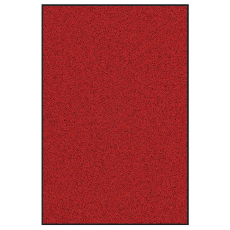 vidaXL Χαλάκι Εξώπορτας Κόκκινο και Μαύρο 120 x 180 cm 100% Πολυαμίδιο