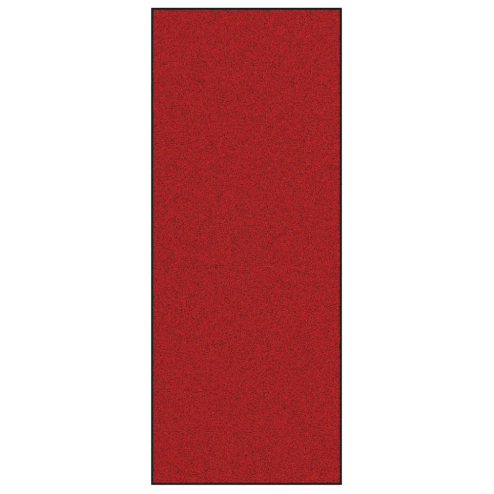 vidaXL Χαλάκι Εξώπορτας Κόκκινο και Μαύρο 120 x 300 cm 100% Πολυαμίδιο