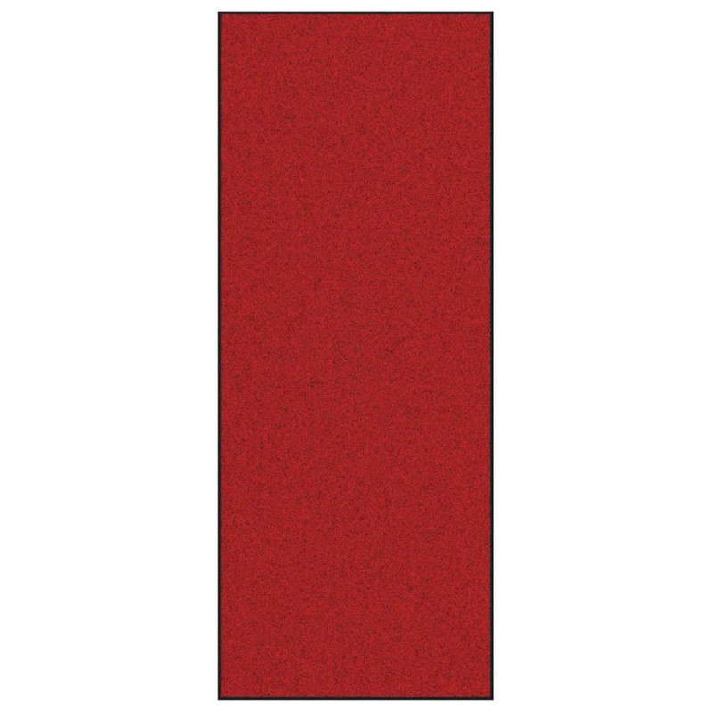 vidaXL Χαλάκι Εξώπορτας Κόκκινο και Μαύρο 120 x 300 cm 100% Πολυαμίδιο