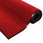 vidaXL Χαλάκι Εξώπορτας Κόκκινο και Μαύρο 120 x 300 cm 100% Πολυαμίδιο