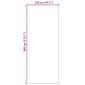 vidaXL Χαλάκι Εξώπορτας Κόκκινο και Μαύρο 120 x 300 cm 100% Πολυαμίδιο